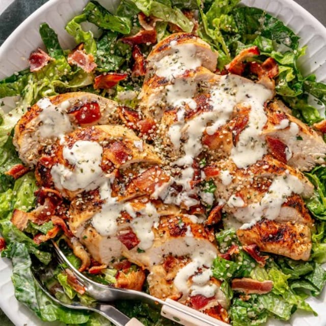 Chicken Bacon Ranch Salad.