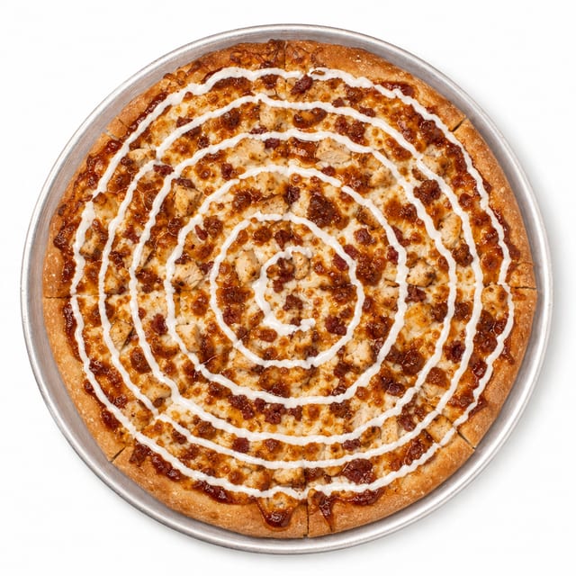 Chicken Bacon Ranch Pizza.
