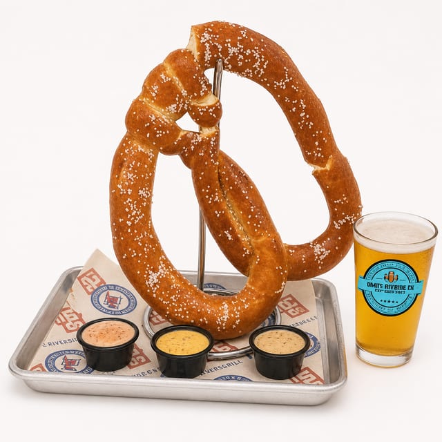 Omi's Big Bravarian Soft Pretzel.