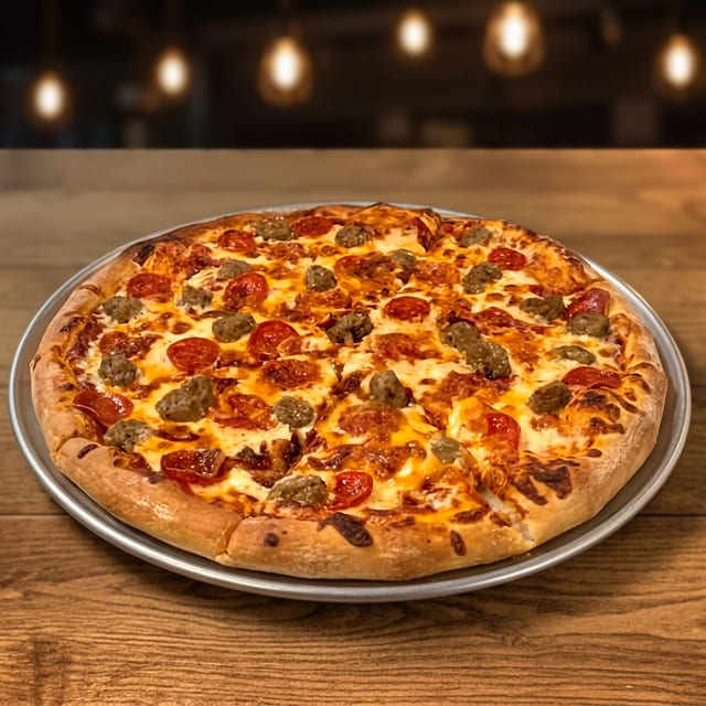 Italian Sausage Pizza.