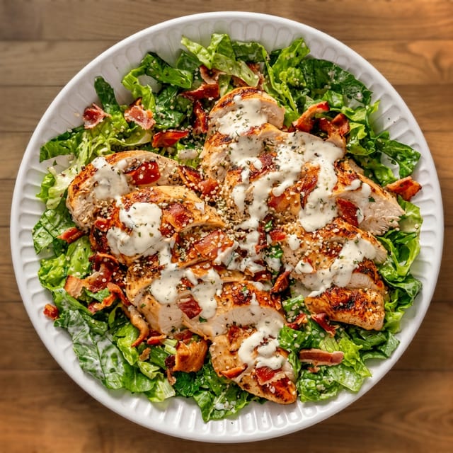 Chicken Bacon Ranch Salad.