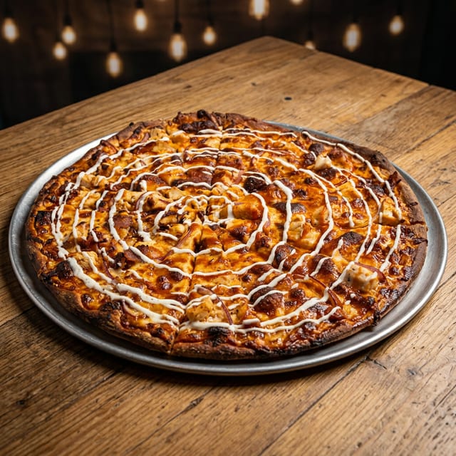 Chicken Bacon Ranch Pizza.