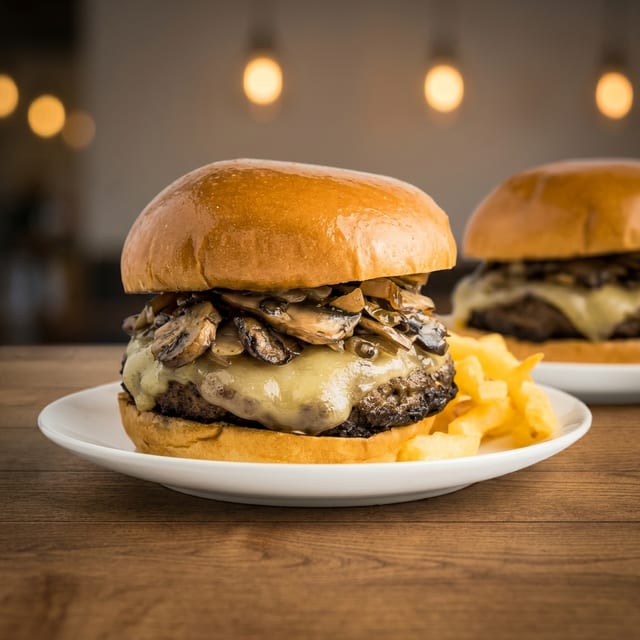 Lucky Luciano Burger.