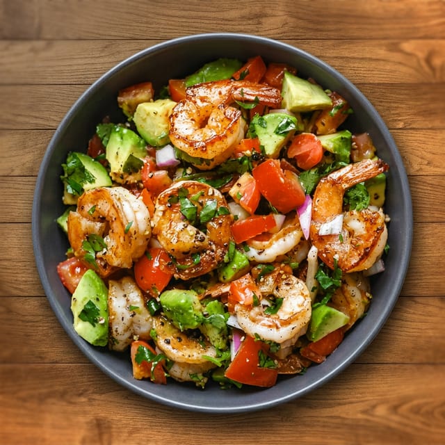 Shrimp & Avocado Salad.