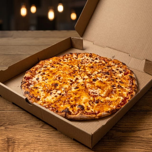 The Big Cheezy Pizza.