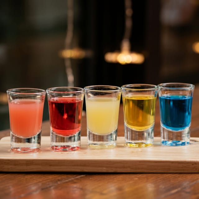 Blue Kamikaze Shot.